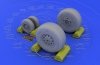 Eduard 632006 F-4J/ S wheels 1/32 TAMIYA